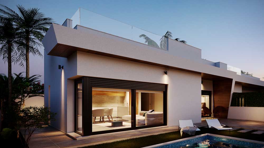 Villa en Roda, Murcia, España 2 dormitorios, 70 m2 No. 9920