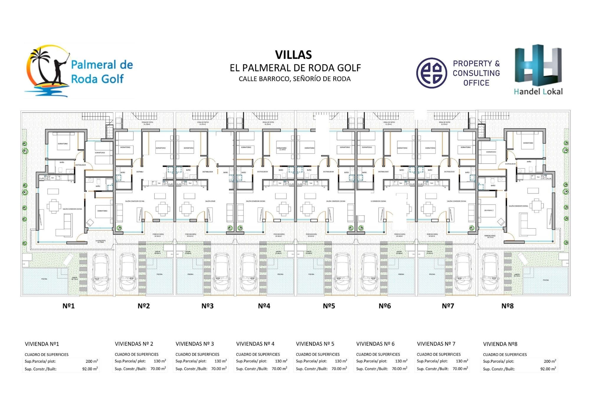 Villa en Roda, Murcia, España 3 dormitorios, 92 m2 No. 9916