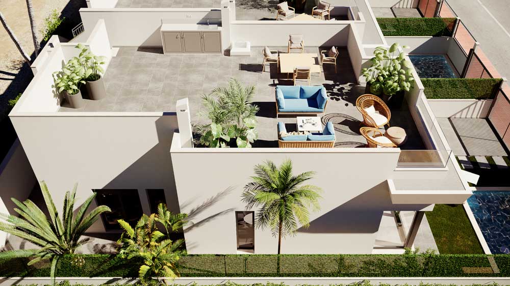 Villa en Roda, Murcia, España 3 dormitorios, 92 m2 No. 9916