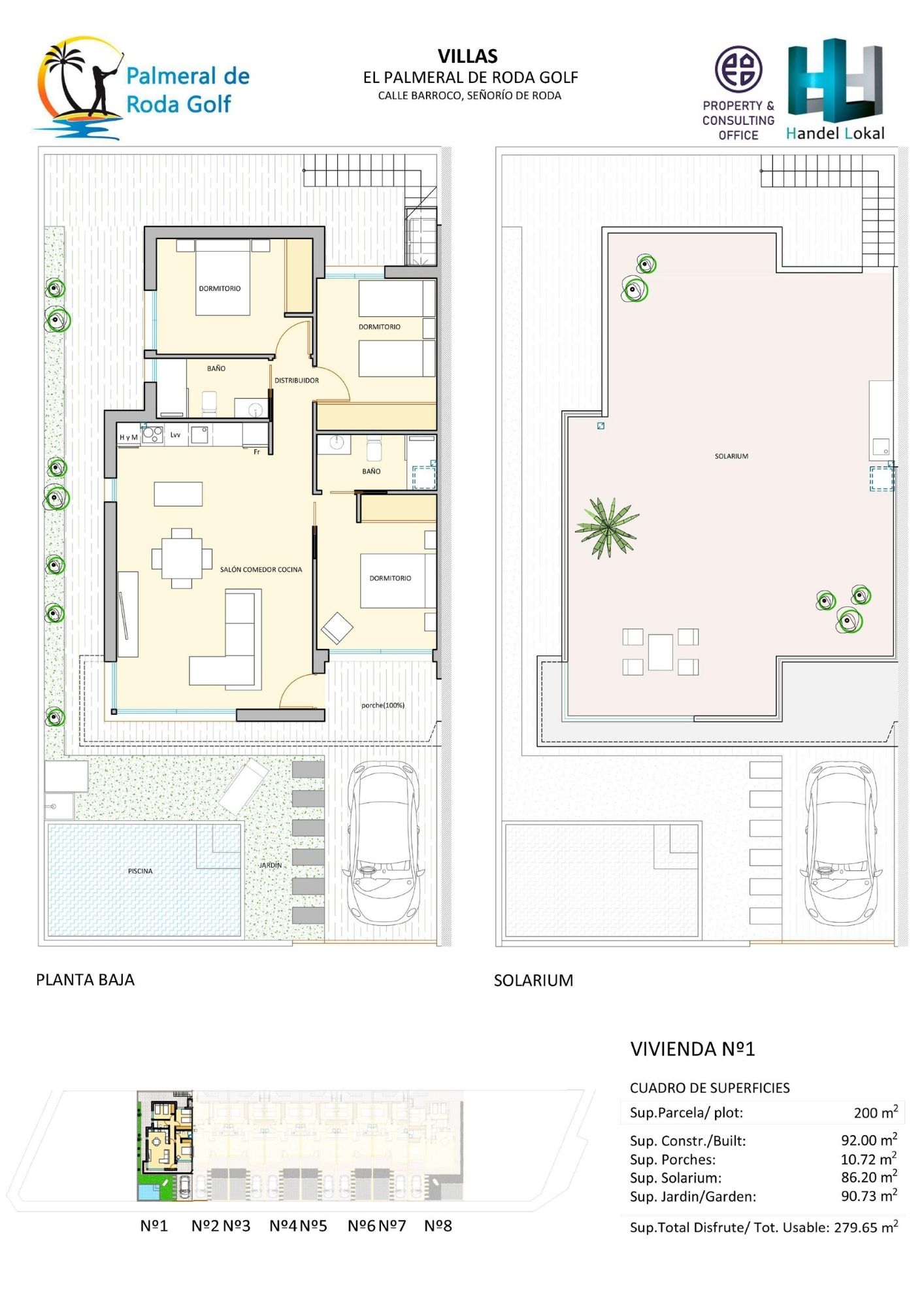 Villa en Roda, Murcia, España 3 dormitorios, 92 m2 No. 9916