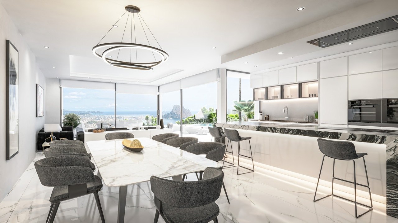 Villa in Calpe, Alicante, Spain 4 bedrooms, 427 sq.m. No. 25039