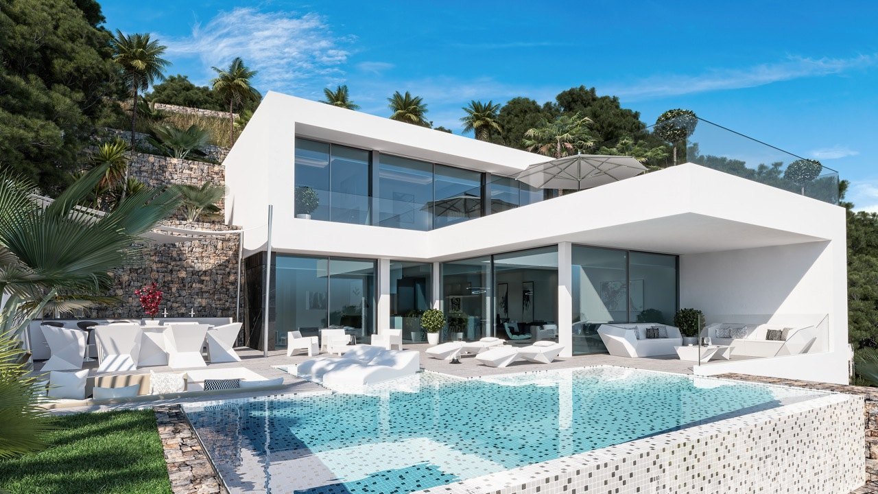 Villa in Calpe, Alicante, Spain 4 bedrooms, 427 sq.m. No. 25039