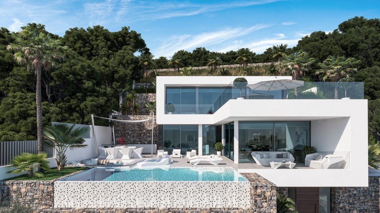 Villa in Calpe, Alicante, Spain 4 bedrooms, 427 sq.m. No. 25039