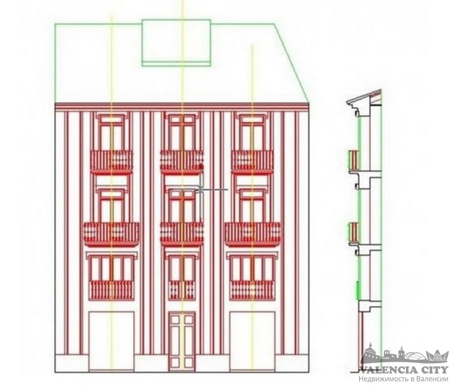 Commercial property à Valencia, Espagne 10 chambres, 480 m2 No. 30902