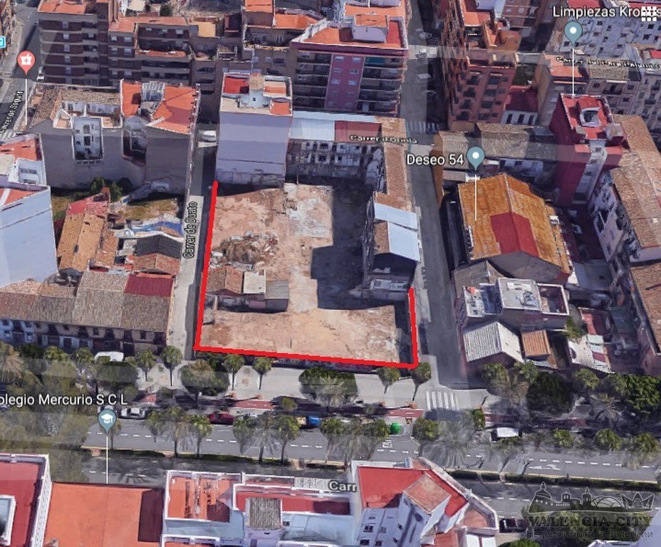 Tomt i Valencia, Spanien 248 kvm. Nr. 30904