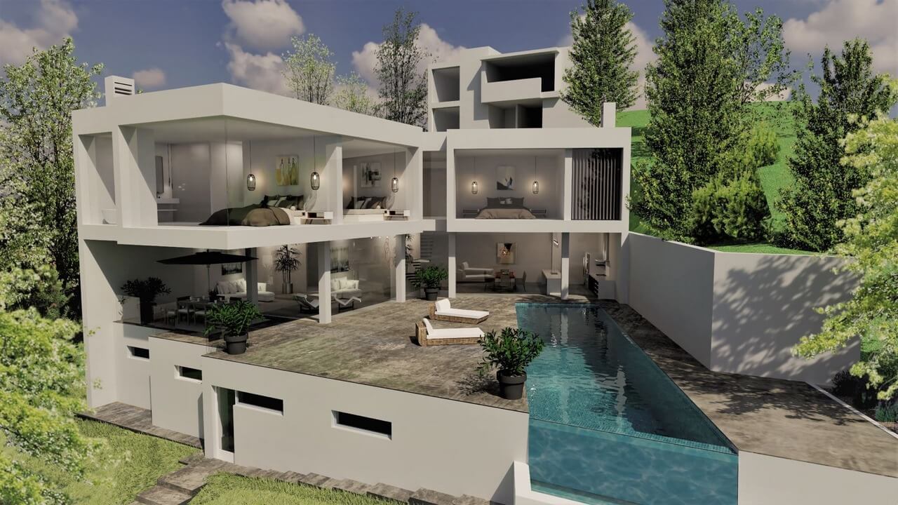 Villa Costa De La Calma, Mallorca, Spānijā 5 istabas, 735 m2 Nr. 31655