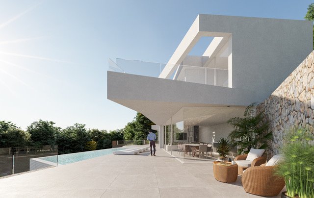 Villa i Altea, Alicante, Spanien 3 sovrum, 286 kvm. Nr. 34119