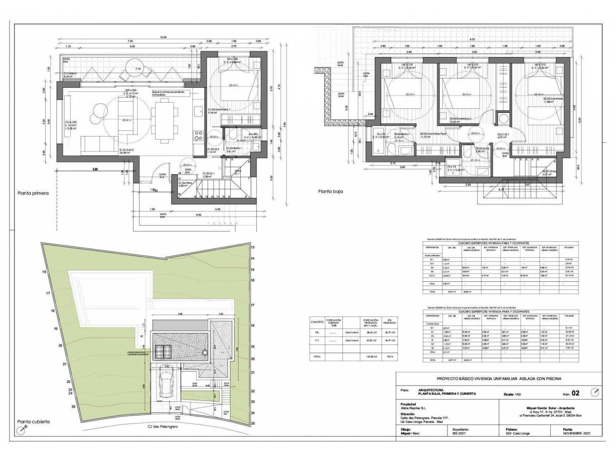 Terreno a Mahon, Menorca, Spagna 4 camere da letto, 120 mq. N° 36907