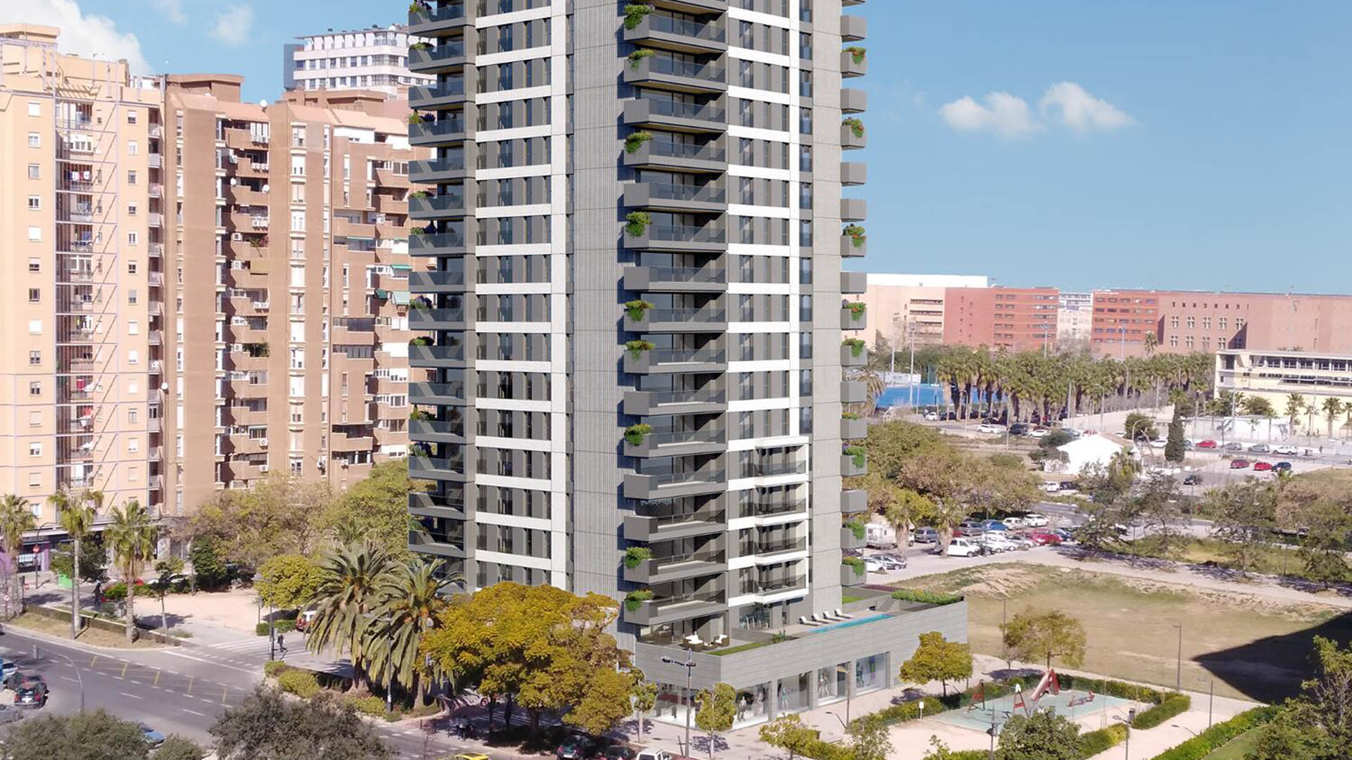 Blasco Ibañez Garden in Valencia, Spain No. 36847