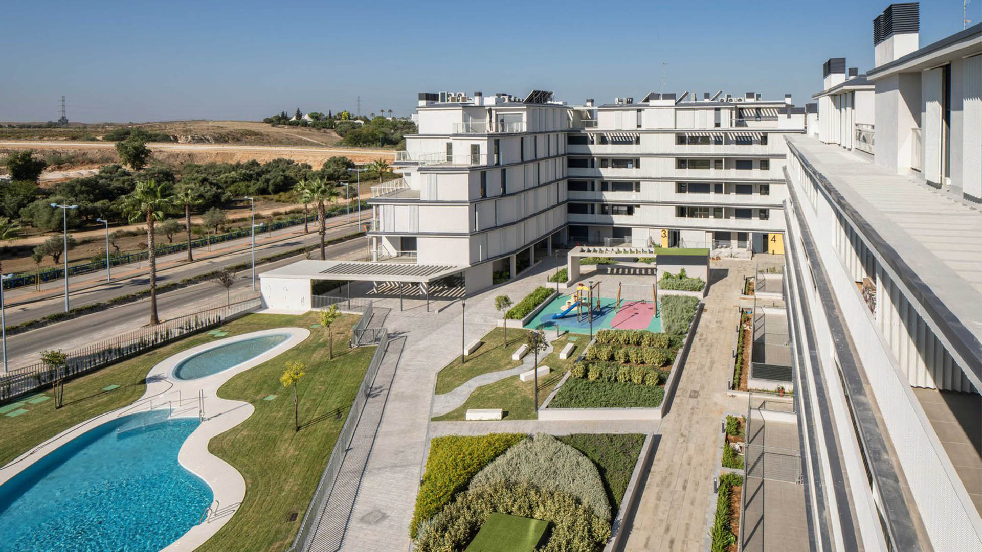 Atrium in Sevilla, Seville, Spanien Nr. 37544