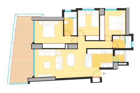 Apartment for sale in Benidorm, Alicante, Spain 3 bedrooms, 102 sq.m. No. 37822 - photo 15
