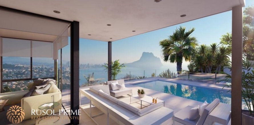 Villa in Calpe, Alicante, Spain 4 bedrooms, 321 sq.m. No. 39324