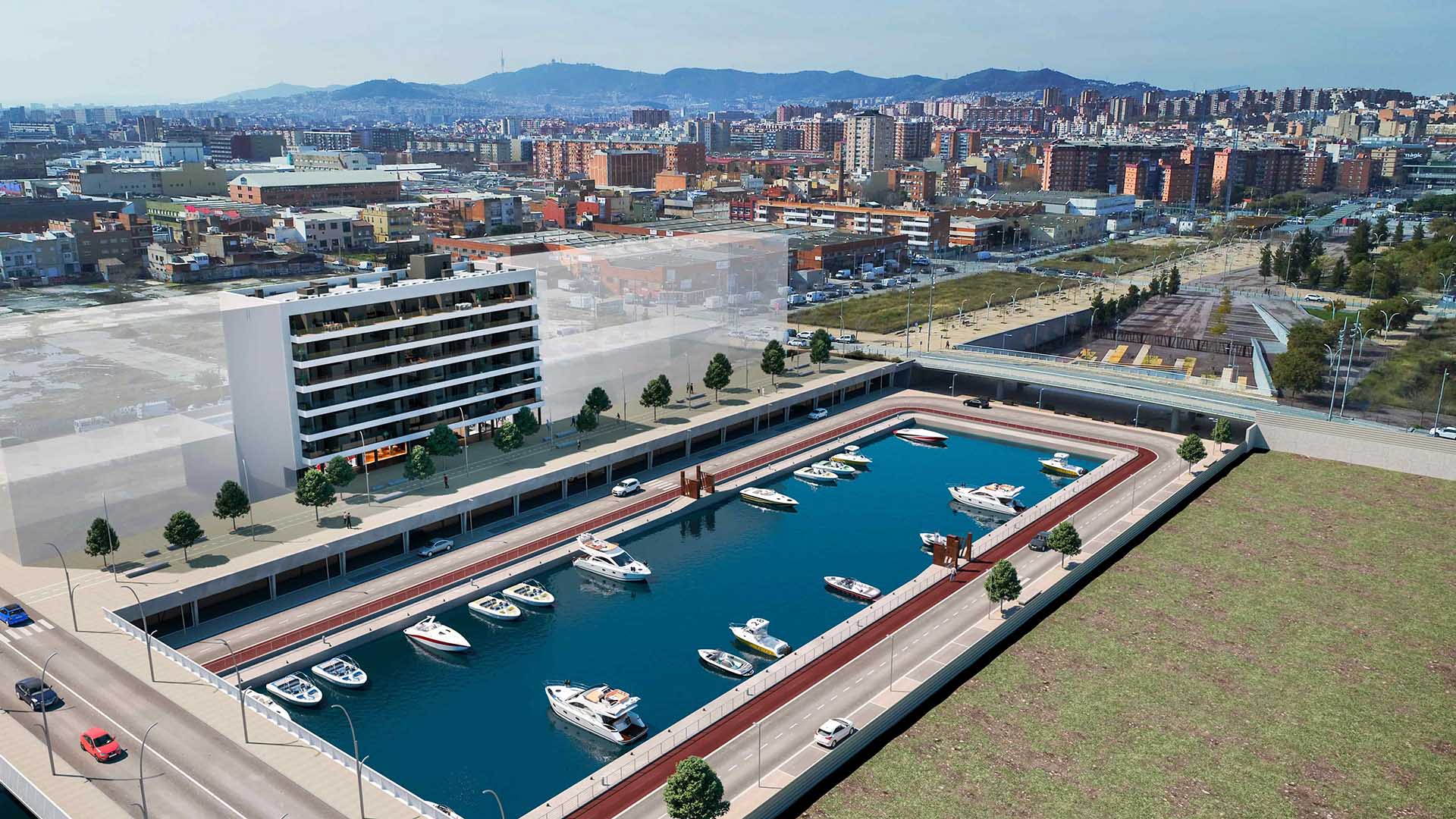 Marina Badalona Homes in Badalona, Barcelona, Spain No. 46804