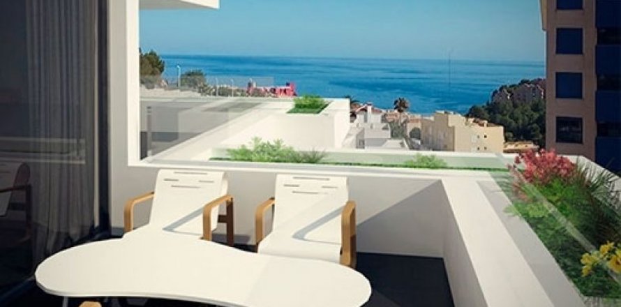 Apartment in Calpe, Alicante, Spain 3 bedrooms, 88 sq.m. No. 45551