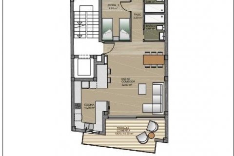 Apartment for sale in La Mata, Alicante, Spain 2 bedrooms, 89 sq.m. No. 43278 - photo 3