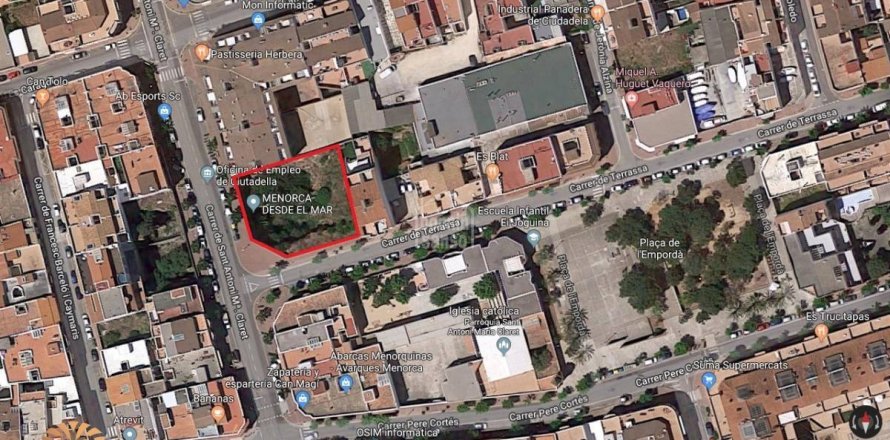 Land plot in Ciutadella De Menorca, Menorca, Spain 1004 sq.m. No. 46971