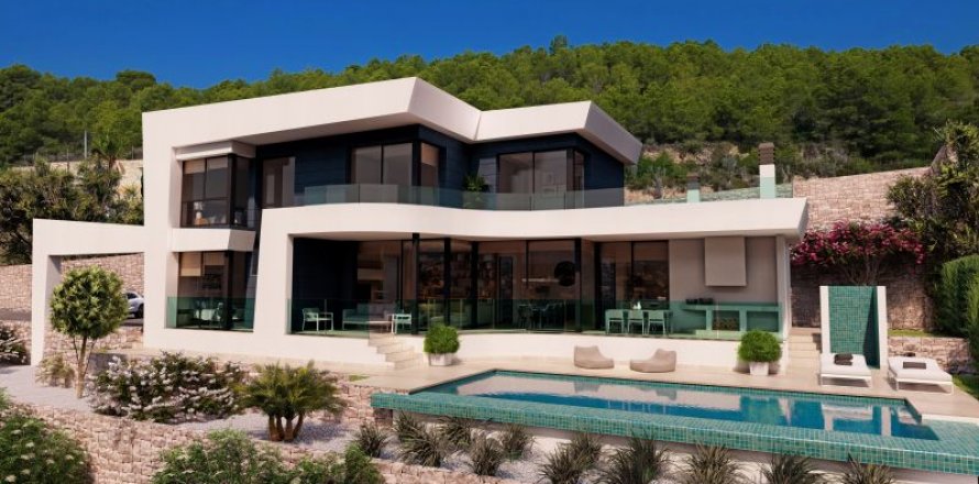 Villa in Calpe, Alicante, Spain 4 bedrooms, 468 sq.m. No. 42160