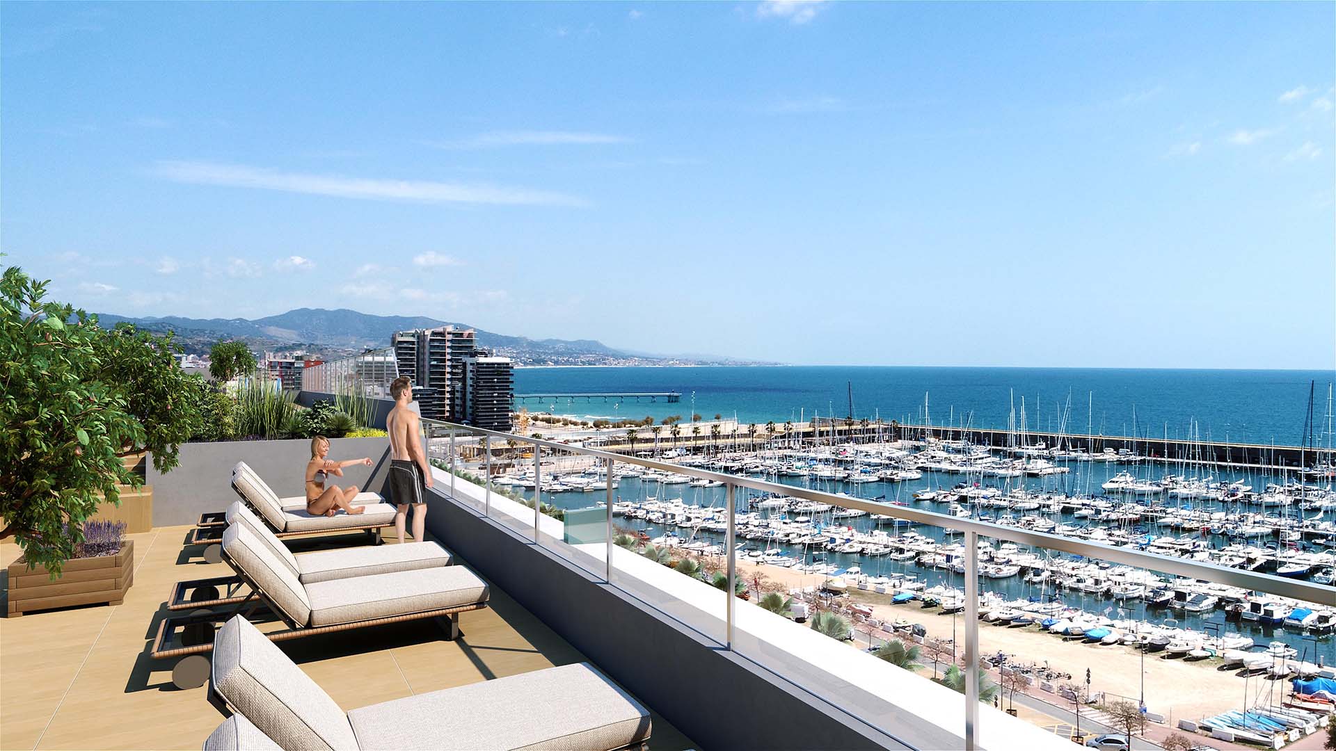 Balco del Mar Barcelona, Espanja No. 41193