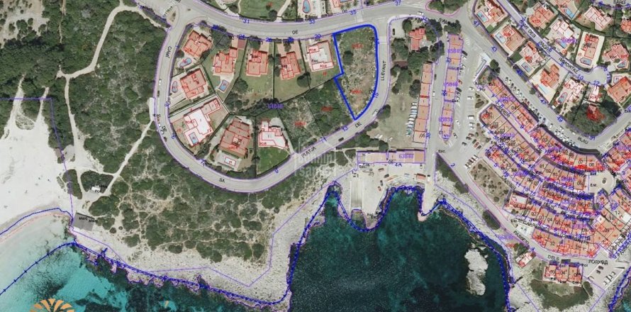 Land plot in Sant Lluis, Menorca, Spain 1650 sq.m. No. 47072
