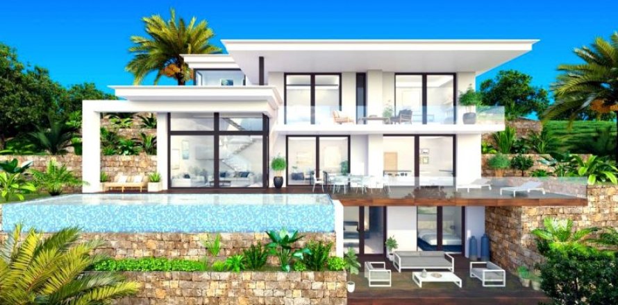 Villa in Moraira, Alicante, Spain 4 bedrooms, 499 sq.m. No. 44819