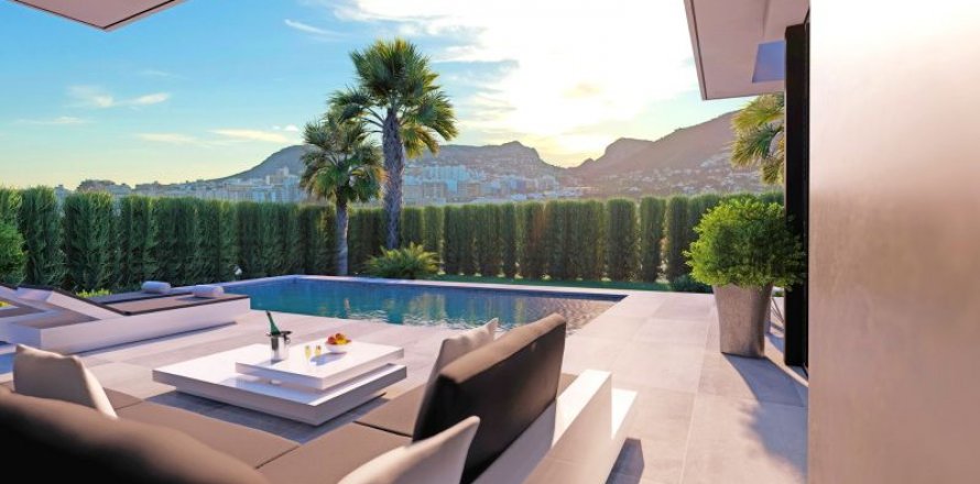 Villa in Calpe, Alicante, Spain 4 bedrooms, 430 sq.m. No. 41471