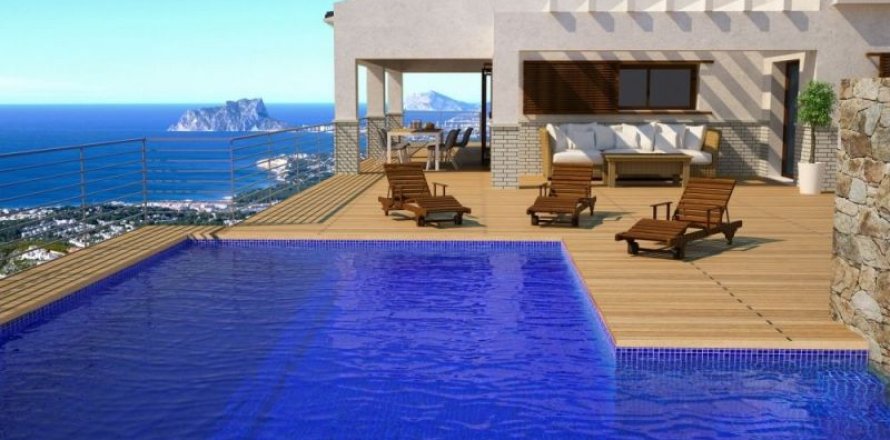 Villa in Moraira, Alicante, Spain 4 bedrooms, 697 sq.m. No. 45719