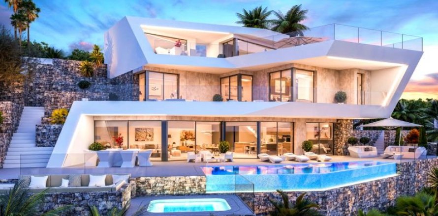 Villa in Benissa, Alicante, Spain 4 bedrooms, 485 sq.m. No. 44582