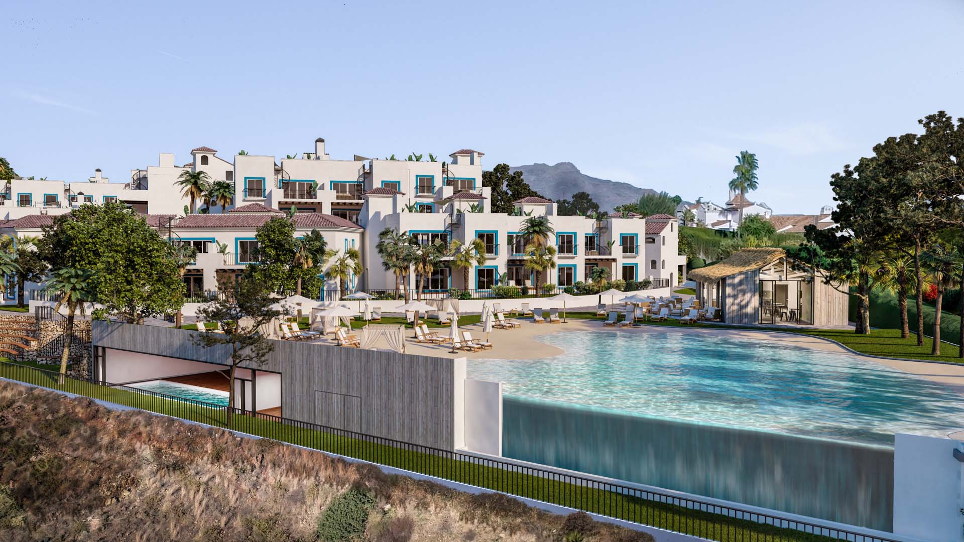Paraiso Pueblo in San Pedro de Alcantara, Malaga, Spanien Nr. 41344