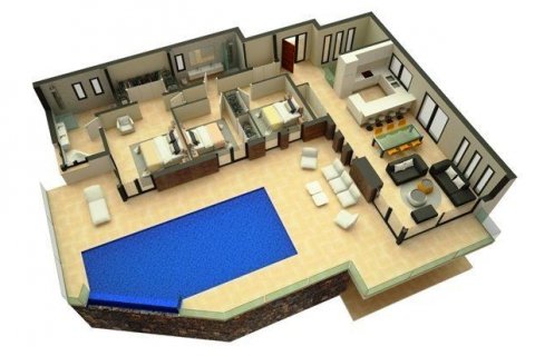 Villa for sale in Javea, Alicante, Spain 3 bedrooms, 300 sq.m. No. 43540 - photo 4