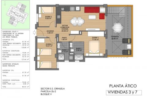 Penthouse for sale in Villamartin, Alicante, Spain 3 bedrooms, 137 sq.m. No. 43433 - photo 9