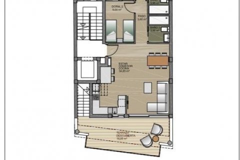 Apartment for sale in La Mata, Alicante, Spain 2 bedrooms, 89 sq.m. No. 43277 - photo 3