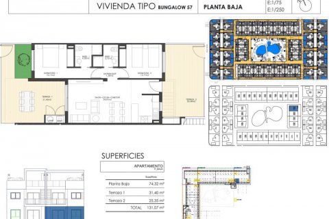 Townhouse for sale Torrevieja, Alicante, Spain 2 bedrooms, 131 sq.m. No. 42389 - photo 8
