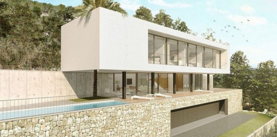 Villa in Calpe, Alicante, Spain 4 bedrooms, 380 sq.m. No. 45329