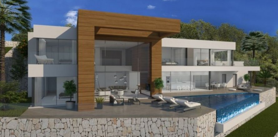 Villa in Moraira, Alicante, Spain 4 bedrooms, 340 sq.m. No. 43746