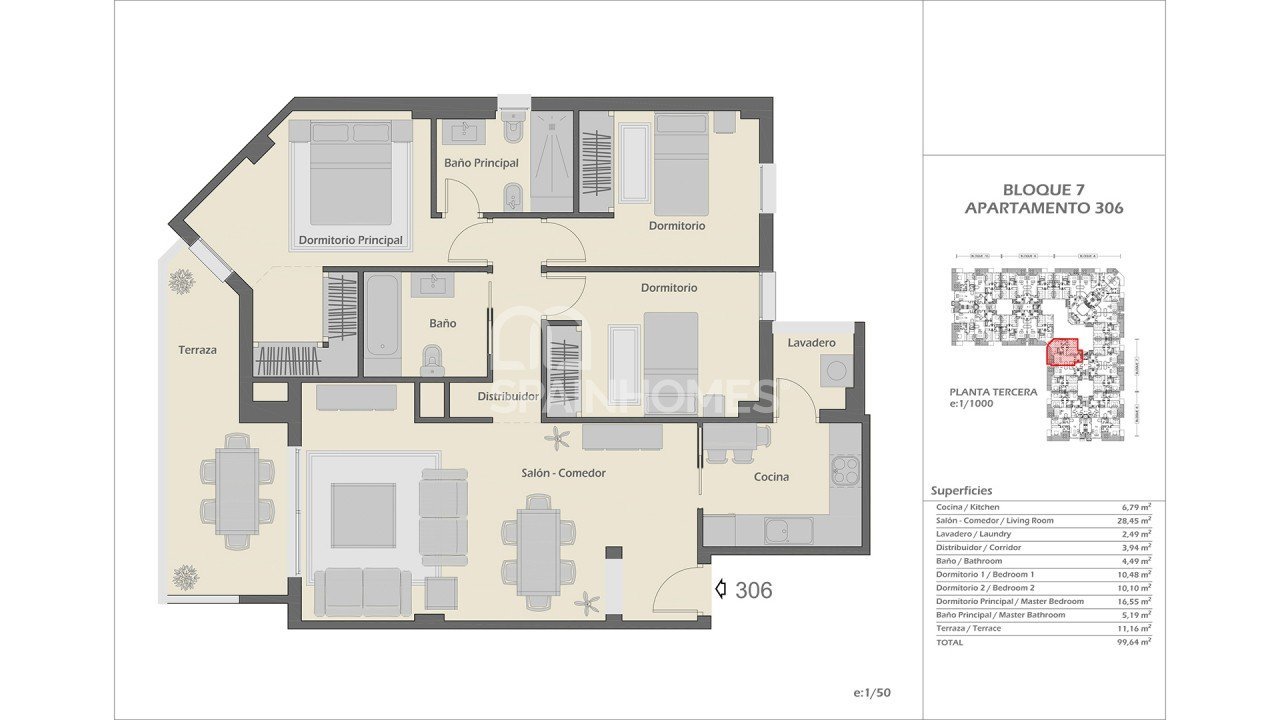 Huoneisto Marbella, Malaga, Espanja 2 makuuhuonetta, 75 m2 No. 48336