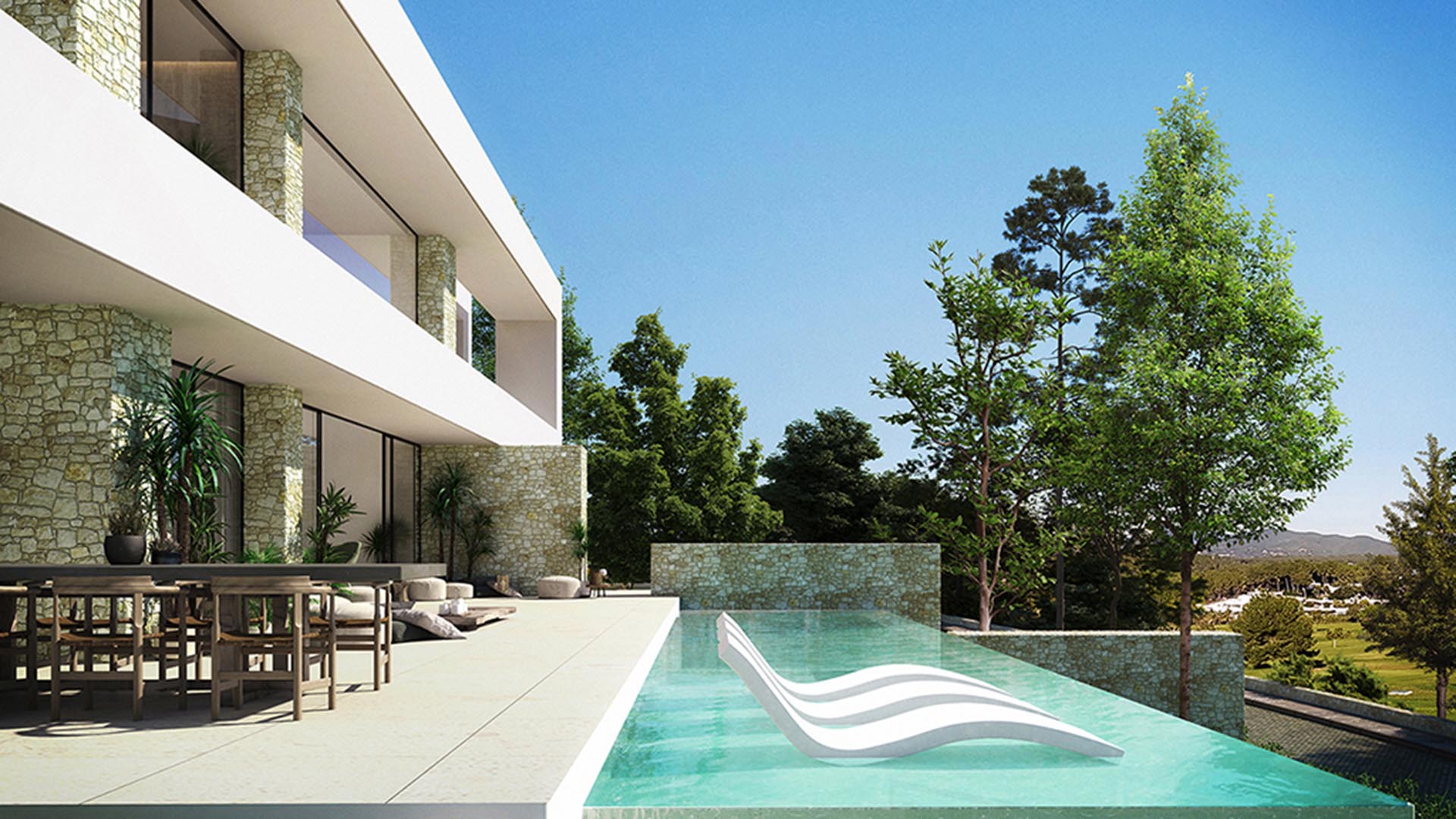 Luxury Villas Roca Llisa Santa Eulalia Del Rio, Ibiza, Spānijā Nr. 50534