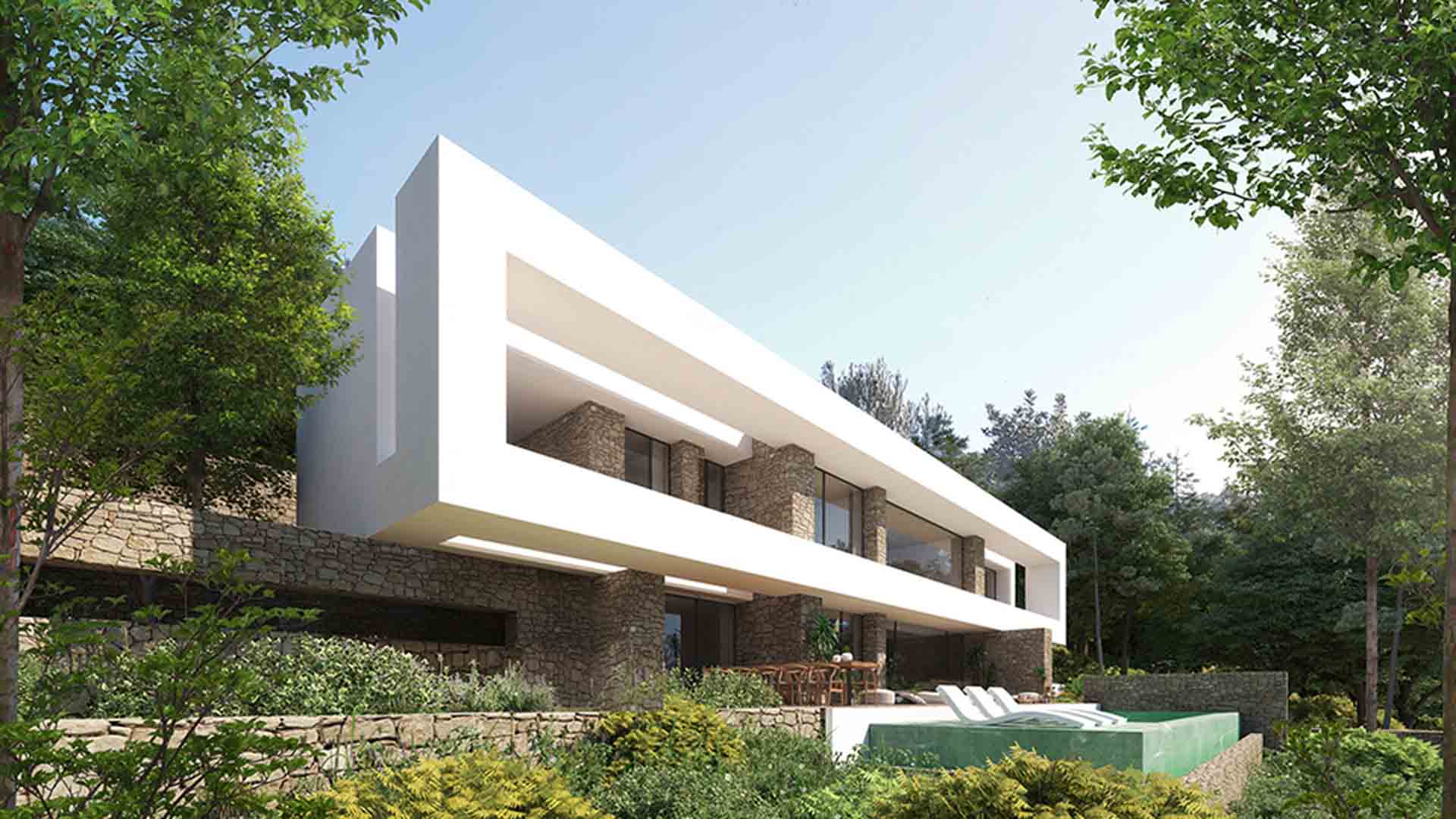 Luxury Villas Roca Llisa Santa Eulalia Del Rio, Ibiza, Spānijā Nr. 50534