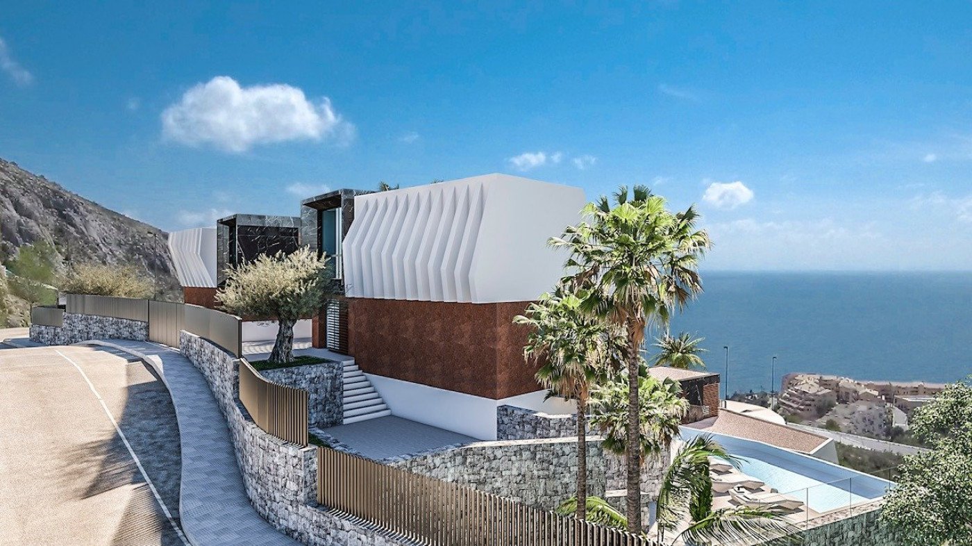 Radhus i El Mascarat, Alicante, Spanien 4 sovrum, 800 kvm. Nr. 50742