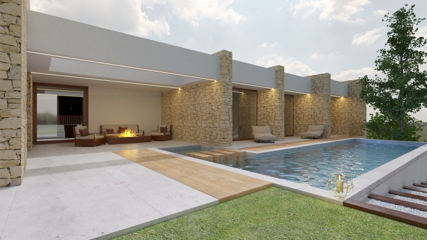 Villa i Altea, Alicante, Spanien 3 sovrum, 896 kvm. Nr. 50691