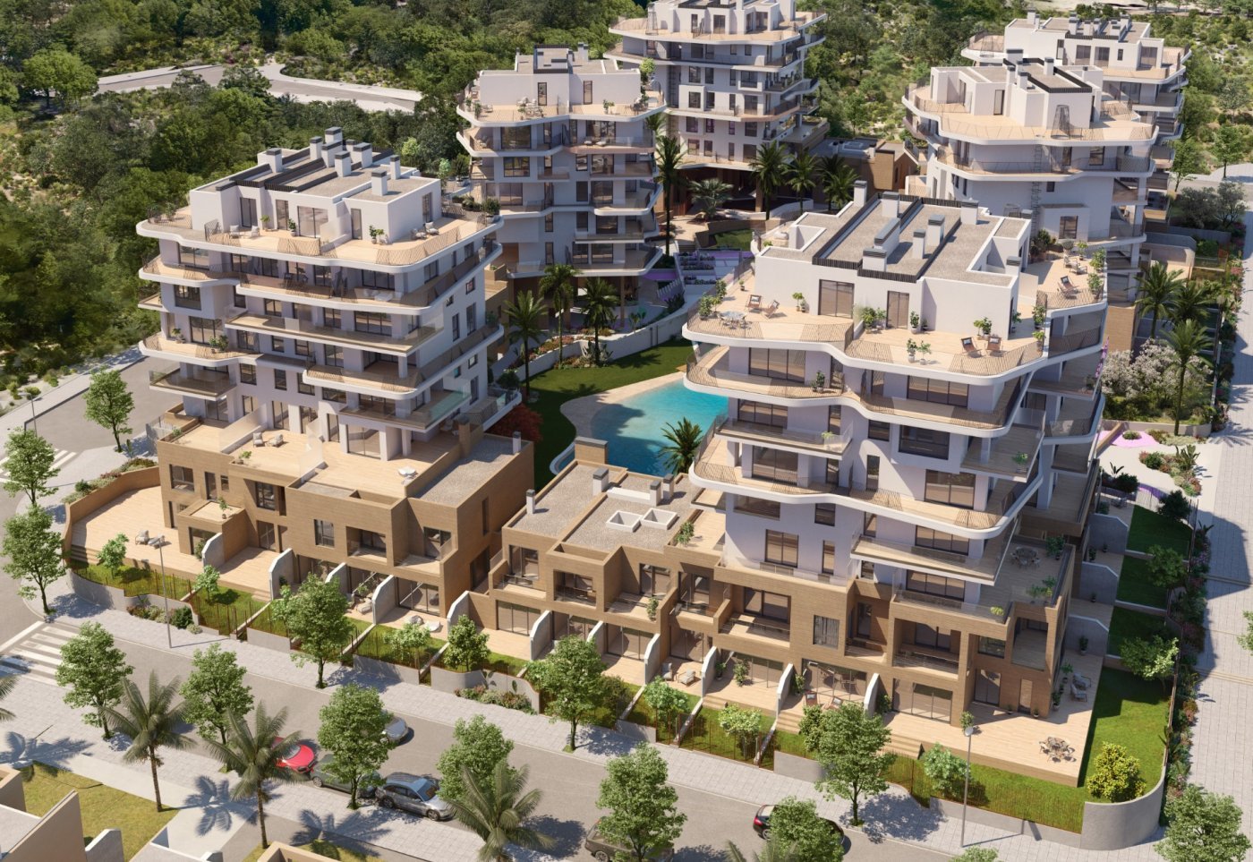 Radhus i Villajoyosa, Alicante, Spanien 2 sovrum, 20 kvm. Nr. 50762
