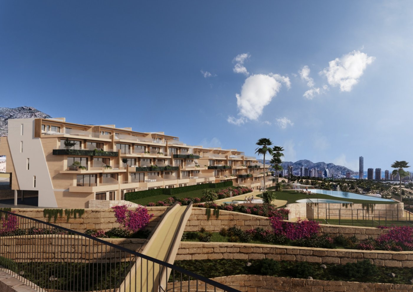 Lägenhet i Finestrat, Alicante, Spanien 2 sovrum,  Nr. 50758