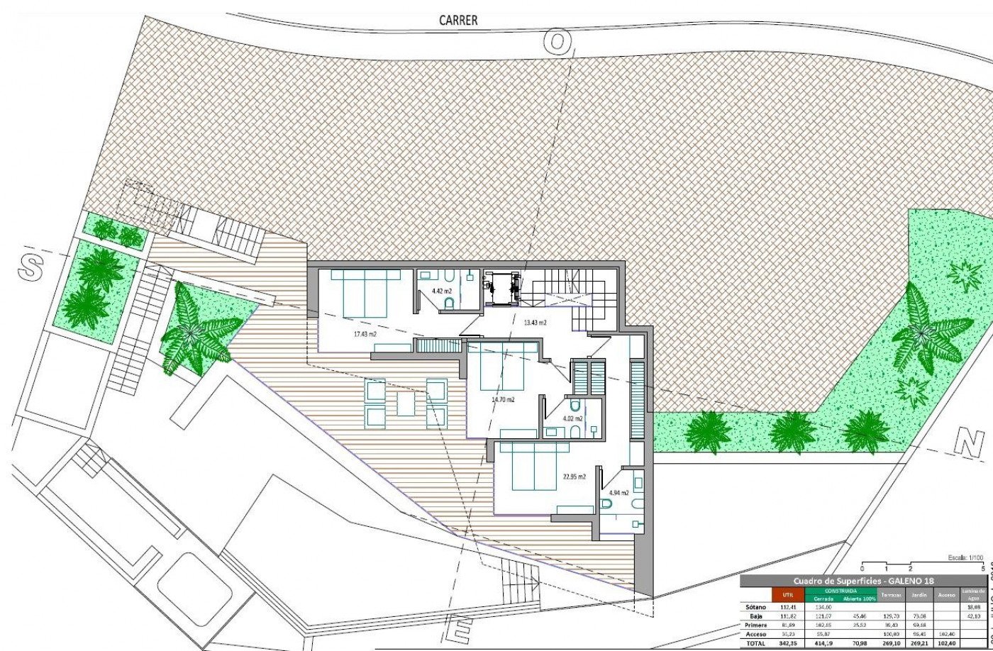 Villa Benissa, Alicante, Spānijā 4 istabas, 1445 m2 Nr. 50730