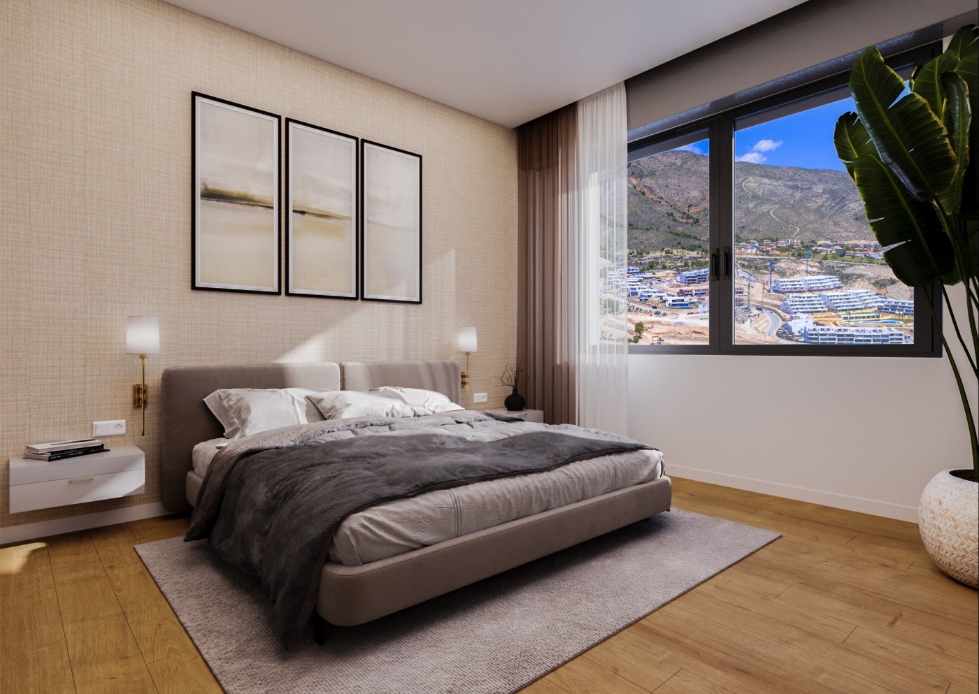 Lägenhet i Finestrat, Alicante, Spanien 2 sovrum,  Nr. 50758