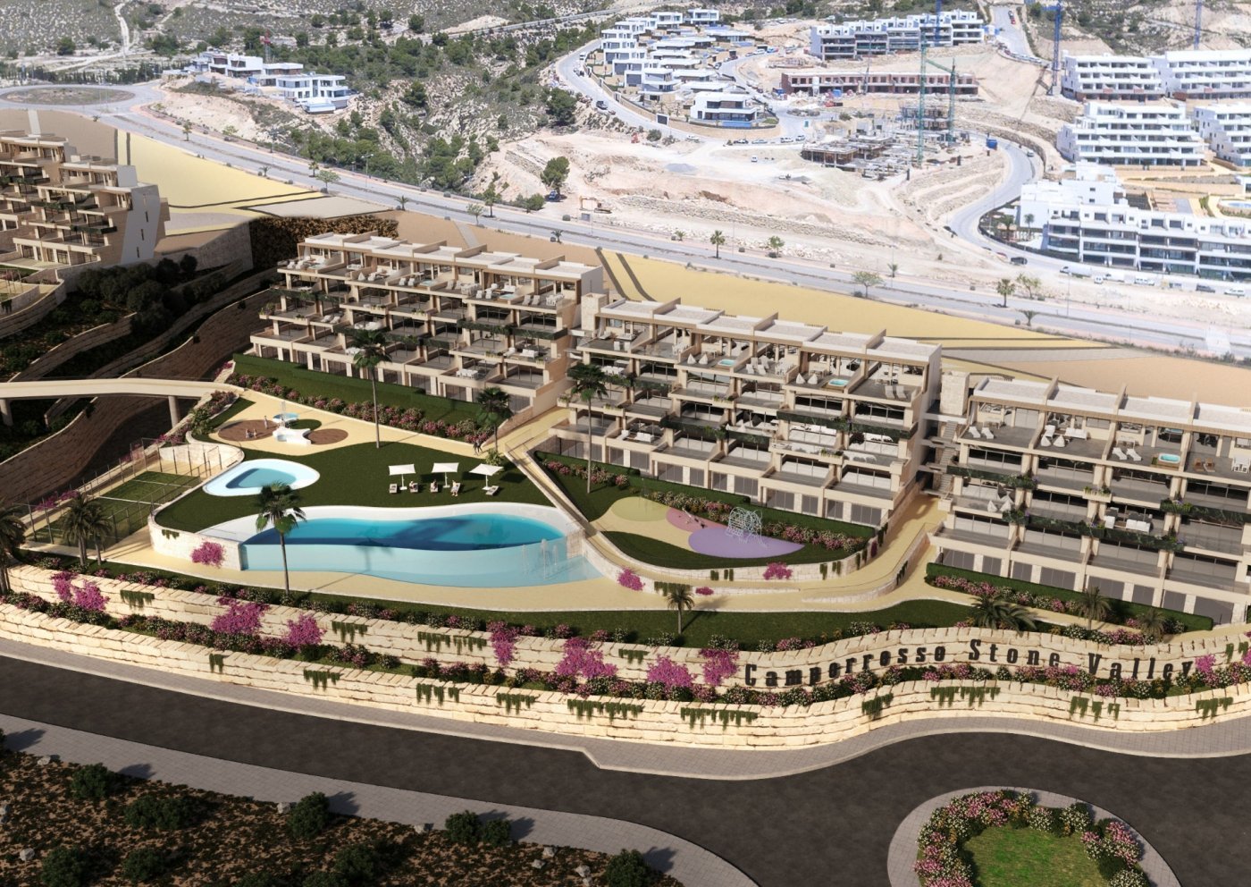 Lägenhet i Finestrat, Alicante, Spanien 2 sovrum,  Nr. 50758