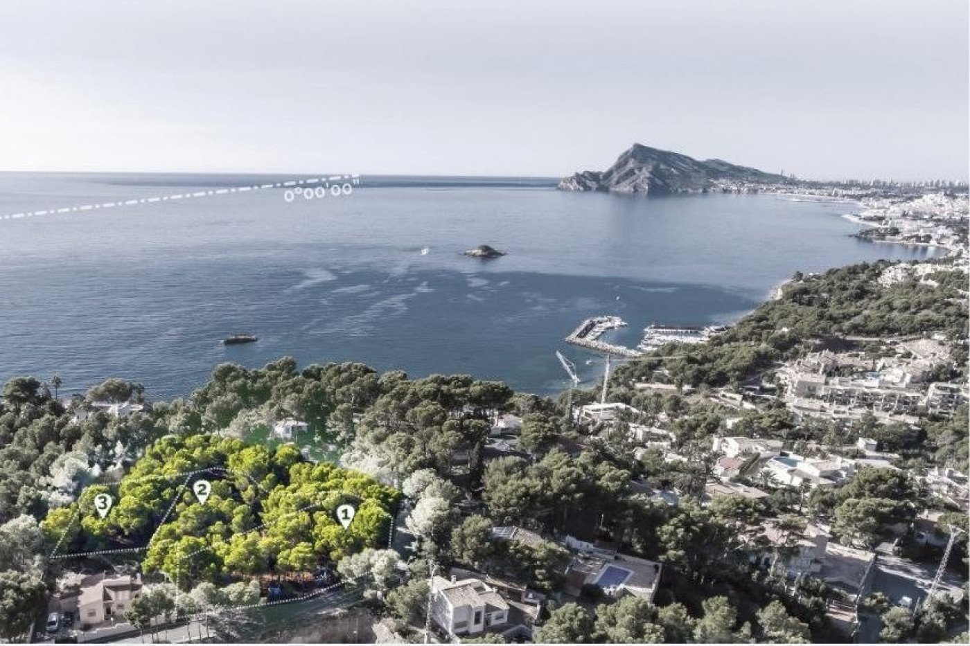 Villa i Altea, Alicante, Spanien 3 sovrum, 896 kvm. Nr. 50691