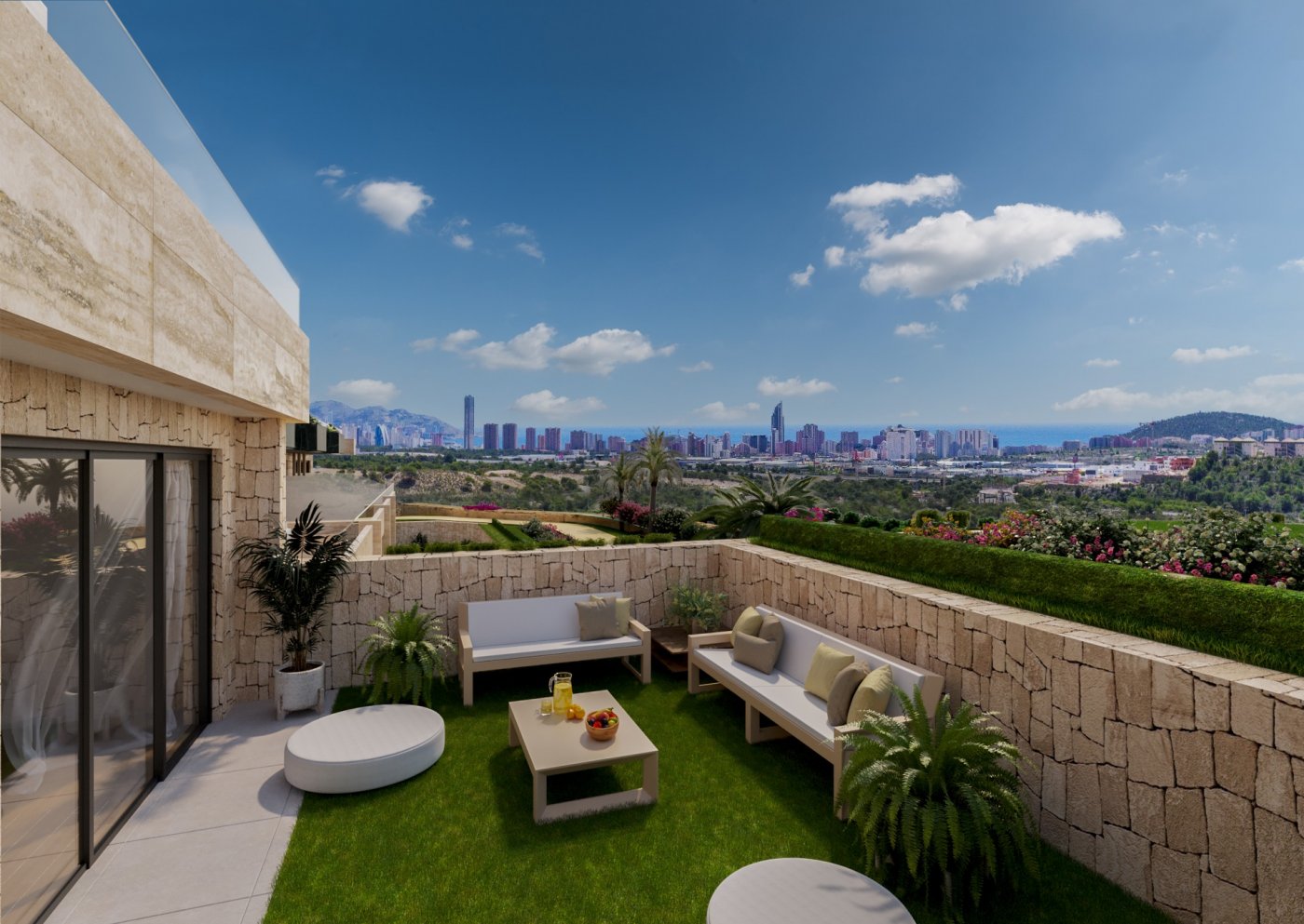 Lägenhet i Finestrat, Alicante, Spanien 2 sovrum,  Nr. 50758