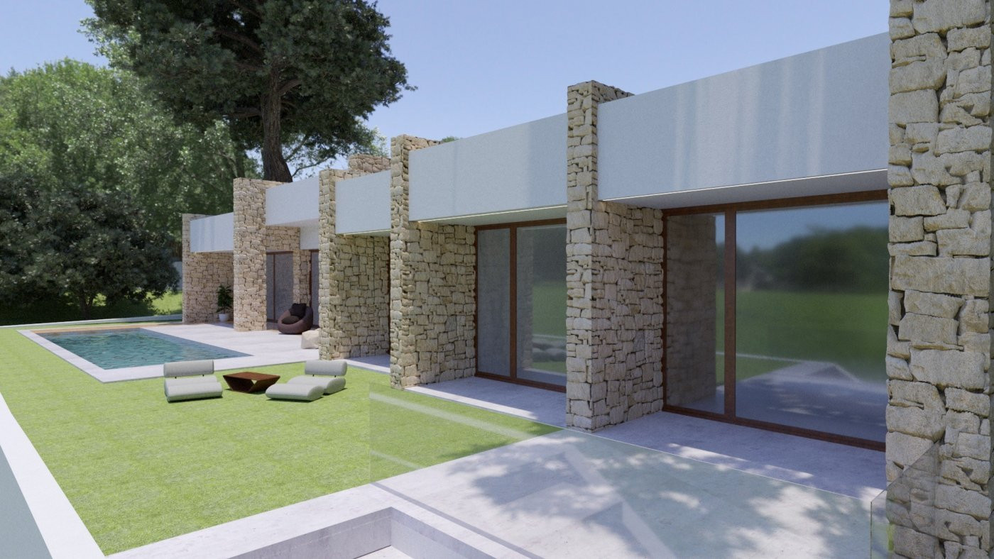 Villa i Altea, Alicante, Spanien 3 sovrum, 896 kvm. Nr. 50691
