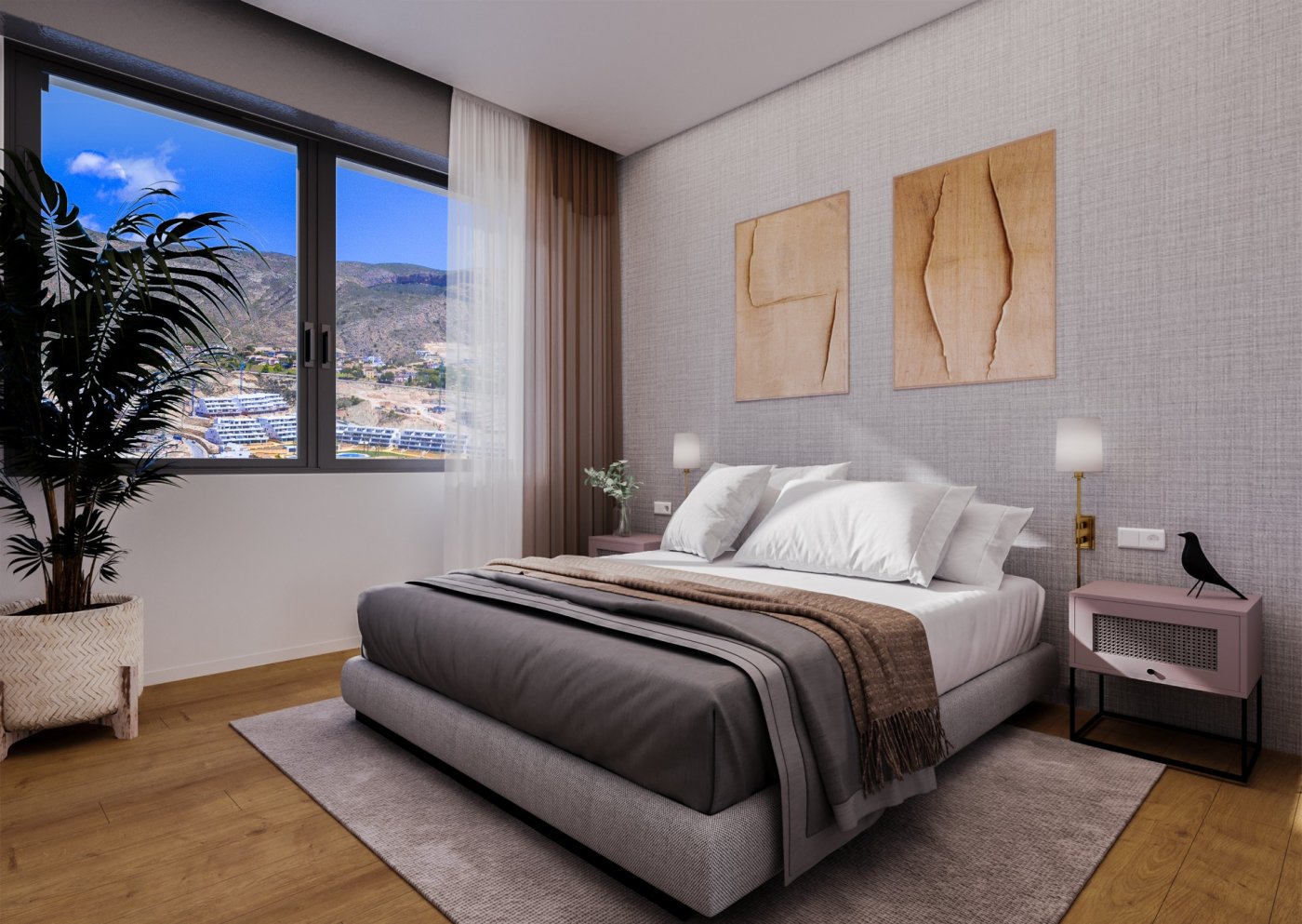 Lägenhet i Finestrat, Alicante, Spanien 2 sovrum,  Nr. 50758