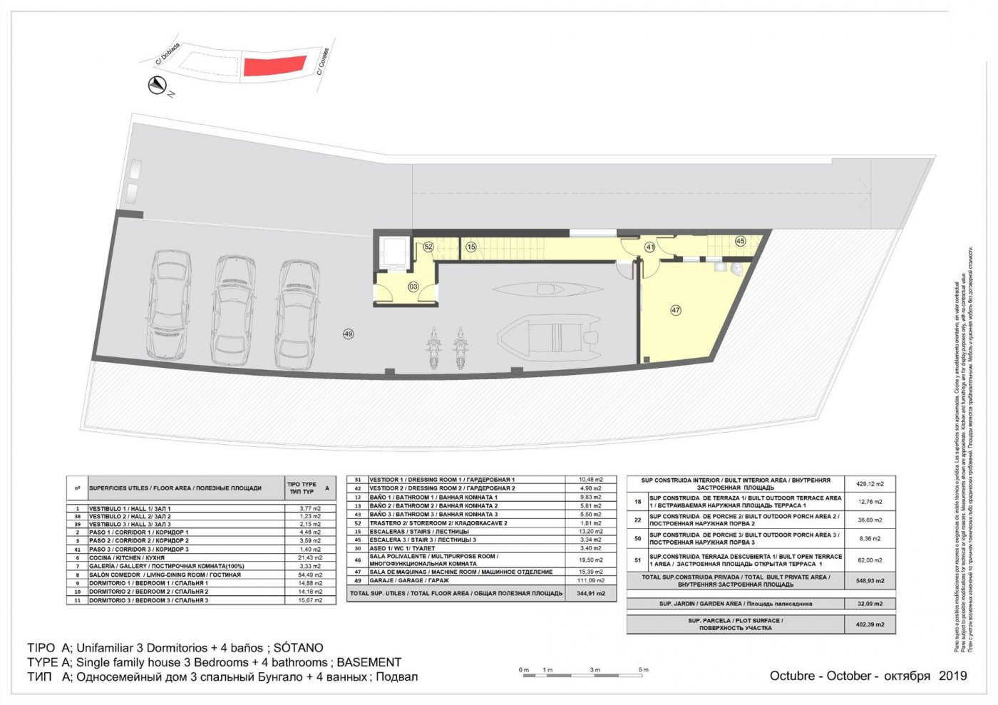 Villa in San Juan, Alicante, Spain 3 bedrooms, 402 sq.m. No. 50727