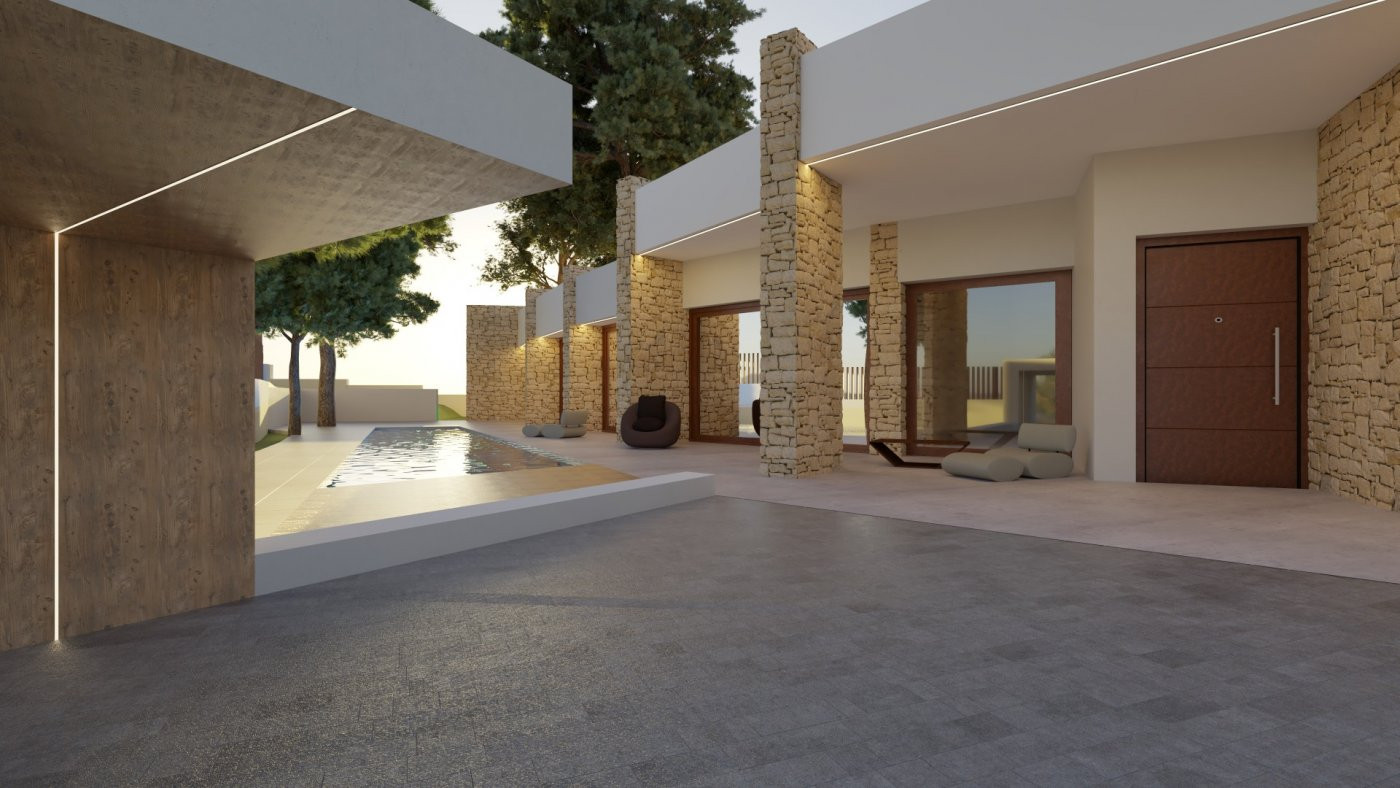 Villa i Altea, Alicante, Spanien 3 sovrum, 896 kvm. Nr. 50691